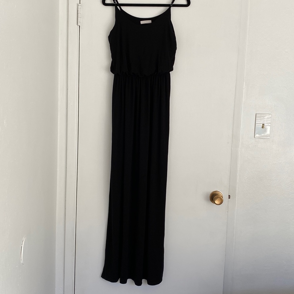 Lush Black Maxi Dress. Size XS